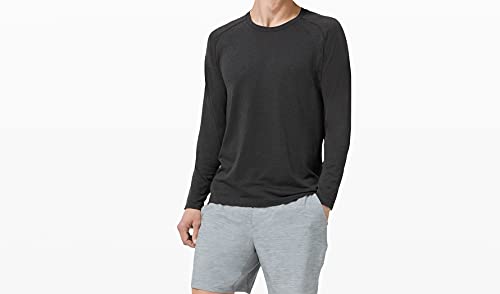 Lululemon Athletica Mens Metal Vent Tech Long Sleeve Shirt(Deep Coal, XL), X-Large