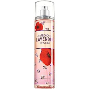 bath & body works french lavender & honey fine fragrance mist 8 oz/236 ml
