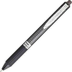 Pentel Oh! Gel Retractable Gel Pen, Medium Line, Black Ink, Box of 12 (K497-A)