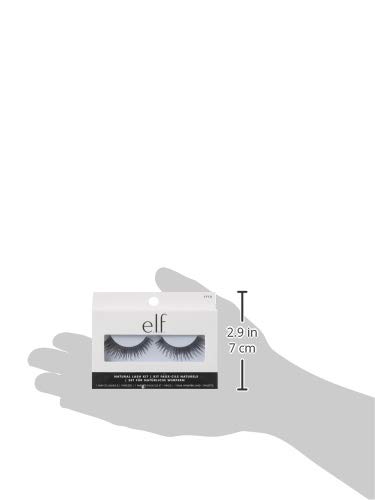 e.l.f, Natural Lash Kit, Lightweight, Reuseable, Achieves Natural, Full-Looking Lashes, Includes 2 Pieces and Contour Tray