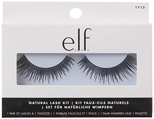 e.l.f, Natural Lash Kit, Lightweight, Reuseable, Achieves Natural, Full-Looking Lashes, Includes 2 Pieces and Contour Tray