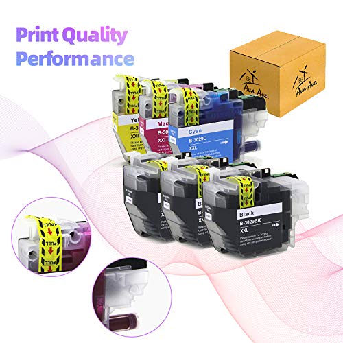 LC3029 Ink Cartridge Replacement for Brother LC3029XXL LC3029 Work with Brother MFC-J6935DW MFC-J5830DW MFC-J5830DWXL MFC-J6535DW MFC-J6535DWXL MFC-J5930DW (Black, Cyan, Magenta, Yellow, 6 Pack)