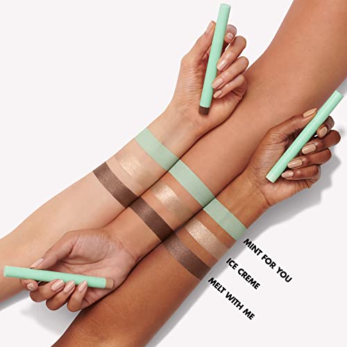 e.l.f. Mini Melt No Budge Eyeshadow Stick, One-swipe Cream Eyeshadow Stick, Long-wearing & Crease-resistant, Vegan & Cruelty-Free, Melt With Me