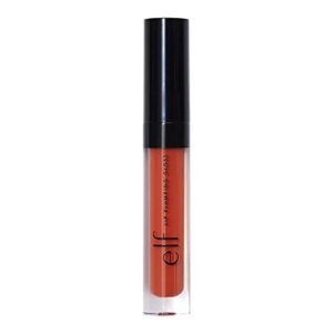 e.l.f. lip plumping gloss, high-shine liquid lip color, creates fuller lips & plumper pout, moisturizing formula, bahama mama, 0.09 fl oz