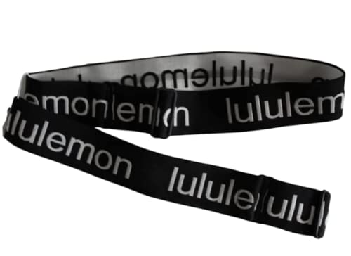 Lululemon Women's Hold Your Own Headband 2-Pack Headbands Athletica (White, Black Lululemon Branding)