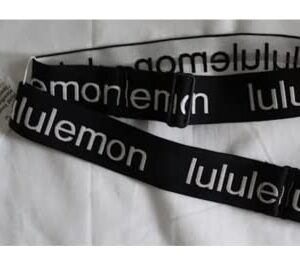 Lululemon Women's Hold Your Own Headband 2-Pack Headbands Athletica (White, Black Lululemon Branding)