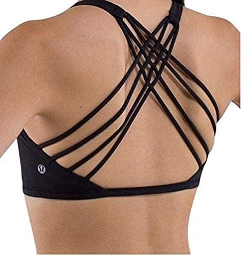 LULULEMON Free to Be Bra Wild (Black, 10)