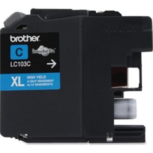 brother lc-103 oem cyan high yield cartridge part # lc103c, brother dcp-j132/ j152/ j172 printers