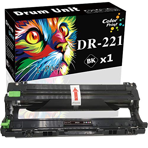 1-Pack Compatible DR-221CL Drum Unit Replacement for Brother DR221CL DR-221 DR221 Imaging Used for TN221 Toner HL-3140cw HL-3170cdw HL-3180CDW MFC-9130cw MFC-9330cdw MFC-9340cdw DCP-9020CDN Printer