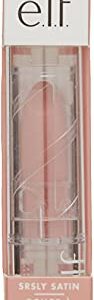 e.l.f. Srsly Satin Lipstick, Intense color Payoff & Silky Smooth Formula, Creme, 0.16 Oz (4.5g)