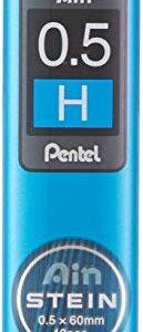 Pentel Ain Stein Mechanical Pencil Lead, 0.5mm H, 40 Leads (C275-H)