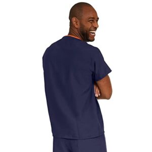 Medline PerforMAX Unisex Reversible Scrub Top, MDL-CC, Medium, Navy