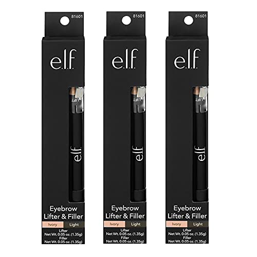 Pack of 3 e.l.f. Eyebrow Lifter & Filler, Ivory/Light 81601