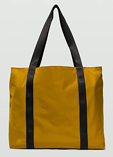 Lululemon Athletica Take it On Tote (Gold Spice/Black), Large