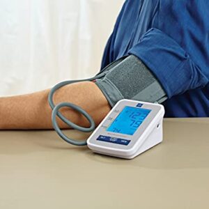 Medline Automatic Digital Blood Pressure Monitor with Standard Adult Cuff for Upper Arm, with Large LED Display, Batteries Included, Great for Home Use, Professional Medical Use