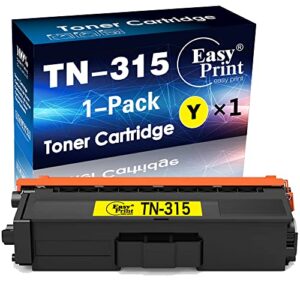 easyprint (1xyellow pack) compatible yellow tn315 toner cartridge tn-315 used for brother hl-4140cn/ 4150cdn/ 4570cdwt/ 4570cdw, mfc-9460cdn/ 9465cdn/ 9560cdn/ 9970cdn, dcp-9055cdn/ 9270cdn printers