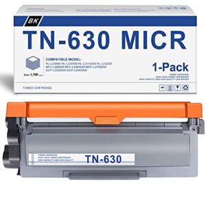 hydr (black,1-pack) compatible tn-630 micr toner cartridge replacement for brother tn630 hl-l2300d hl-l2305w hl-l2315dw printer toner cartridge
