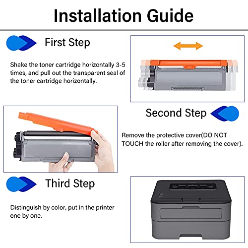 Hydr (Black,1-Pack) Compatible TN-630 MICR Toner Cartridge Replacement for Brother TN630 HL-L2300D HL-L2305W HL-L2315DW Printer Toner Cartridge