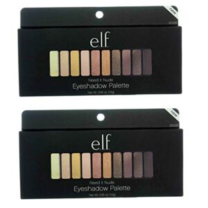 e.l.f. Pack of 2 Need it Nude Eyeshadow Palette, 83328