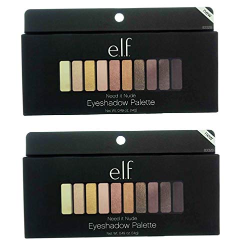 e.l.f. Pack of 2 Need it Nude Eyeshadow Palette, 83328