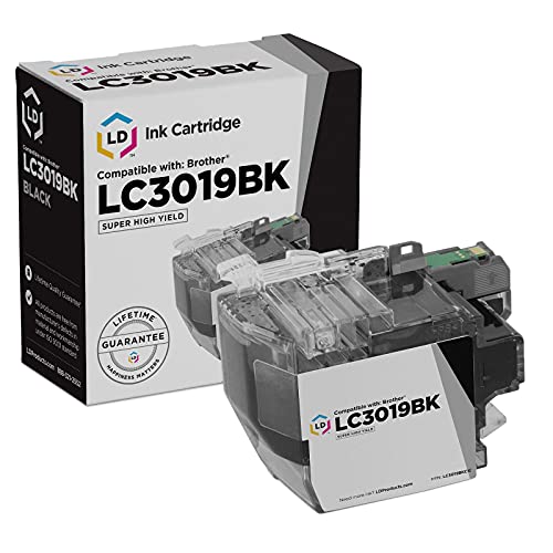 LD Compatible-Ink-Cartridge Replacement for Brother LC3019BK Super High Yield (Black)