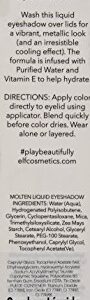 e.l.f. Aqua Beauty Molten Liquid Eyeshadow - Brushed Copper Women Eyeshadow 0.09 oz
