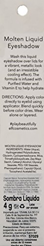 e.l.f. Aqua Beauty Molten Liquid Eyeshadow - Brushed Copper Women Eyeshadow 0.09 oz
