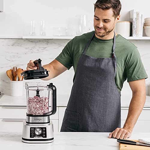 Ninja Foodi Power Pitcher System, Smoothie Bowl Maker, 4in1 Blender + Food Processor, Single Serve Blender 1400WP smartTORQUE 6 Auto-iQ Presets (Renewed) (Ninja CO351B)