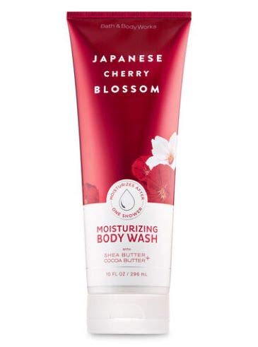 Bath and Body Works - Japanese Cherry Blossom - Moisturizing Body Wash, Fine Fragrance Mist and Ultra Shea Body Cream - 3 pc - Gift Set (2020))