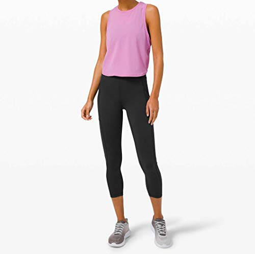 LULULEMON Invigorate High-Rise Crop 23" (Black, 4)