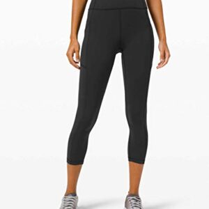 LULULEMON Invigorate High-Rise Crop 23" (Black, 4)