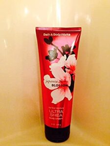 bath & body works, signature collection ultra shea body cream, japanese cherry blossom, 8 ounce