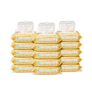 Medline Baby Wipes Plus, Super Soft and Premoistened, Hypoallergenic, 8 x 6 inches (15 pack)