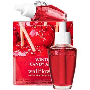 bath and body works winter candy apple wallflowers 2-pack refills, 2019 edition