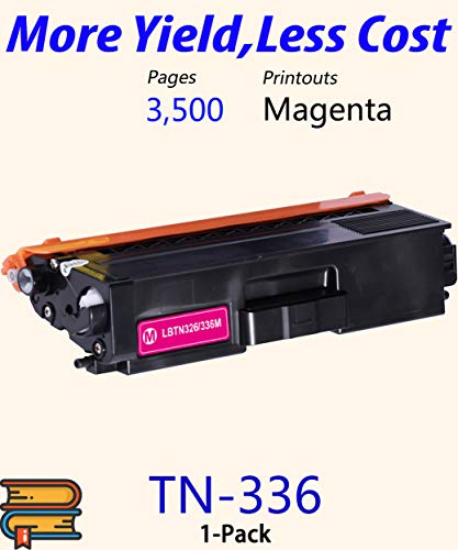 ColorPrint Compatible Toner Cartridge High Yield Replacement for Brother TN336 TN-336 TN331 TN336M Work with HL-L8350CDW HL-L8250CDN HL-L8350CDWT MFC-L8850CDW MFC-L8600CDW Printer (1-Pack, Magenta)