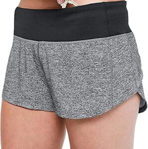 lululemon speed up short 2.5″ (heather lux multi black/black, size 6)