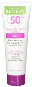 medline remedy 50+ daily moisturizing facial lotion, 4 oz tube