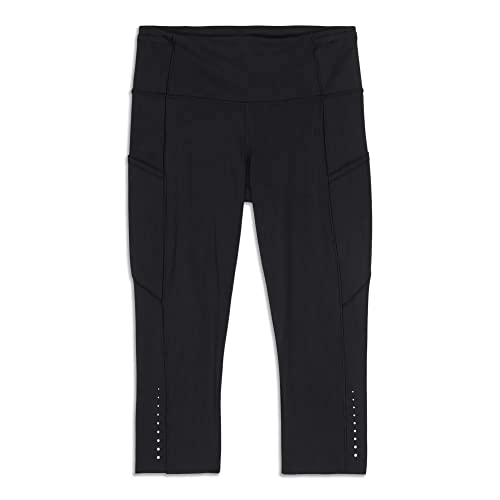 Lululemon Fast and Free Crop II Black Size 8