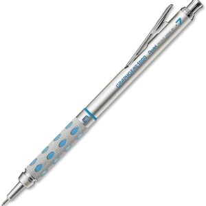 Pentel Graph Gear Mechanical Pencil 1000 - Automatic Drafting Pencil - 0.7mm Lead Size - Blue Barrel - Includes Lead Refills & Eraser