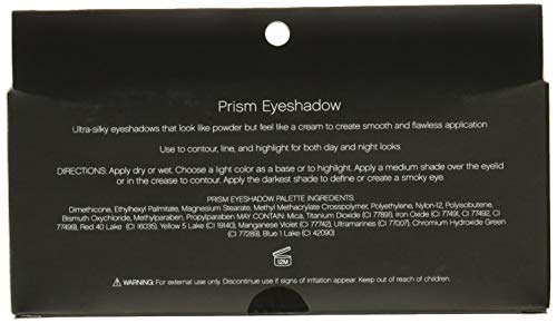 e.l.f. Cosmetics Prism Eyeshadow Palette, Six Silky Eyeshadows Create Luminous, Shimmery Eyes, Naked