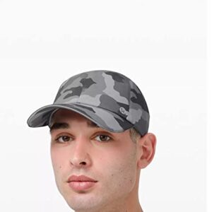 Lululemon Fast and Free Men's Run Hat (Heritage 365 Camo Rhino Grey Multi)