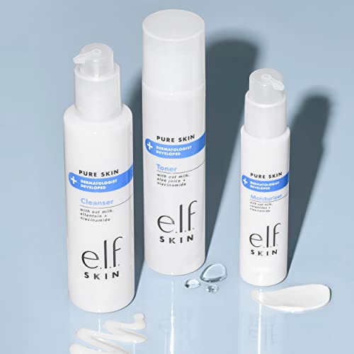 e.l.f. Pure Skin Toner, Gentle, Soothing & Exfoliating Daily Toner, Helps Protect & Maintain The Skin's Barrier, 6 Oz