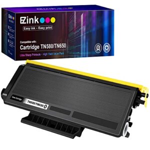 e-z ink (tm compatible toner cartridge replacement for brother tn580 tn650 tn550 tn620 high yield compatible with hl-5370dw hl-5340d dcp-8060 dcp-8065dn hl-5240 hl-5250dn mfc-8660dn (1 black)