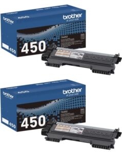 brother bnd00665 tn450 high yield toner cartridge black (2-pack)