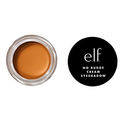 e.l.f. No Budge Cream Eyeshadow, 3-in-1 Eyeshadow, Primer & Liner With Crease-Resistant Color & Stay-Put Power, Vegan & Cruelty-Free, Golden Rays