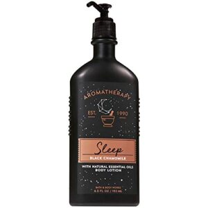 bath and body works aromatherapy black chamomile sleep body lotion, 6.5 oz. (1 pack)