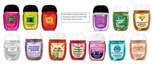 bath and body works anti-bacterial hand gel 10-pack pocketbac sanitizers, assorted scents, 1 fl oz each