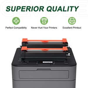 CAVDLE TN-760 Compatible Toner Cartridge Replacement for Brother TN760 TN730 Work with HL-L2325DW HL-L2350DW HL-L2390DW HL-L2395DW HL-L2370DW DCP-L2550DW MFC-L2690DW MFC-L2710DW MFC-L2750DW Printers