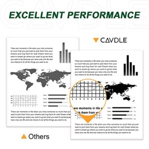 CAVDLE TN-760 Compatible Toner Cartridge Replacement for Brother TN760 TN730 Work with HL-L2325DW HL-L2350DW HL-L2390DW HL-L2395DW HL-L2370DW DCP-L2550DW MFC-L2690DW MFC-L2710DW MFC-L2750DW Printers