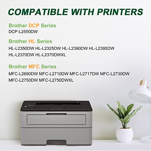 CAVDLE TN-760 Compatible Toner Cartridge Replacement for Brother TN760 TN730 Work with HL-L2325DW HL-L2350DW HL-L2390DW HL-L2395DW HL-L2370DW DCP-L2550DW MFC-L2690DW MFC-L2710DW MFC-L2750DW Printers